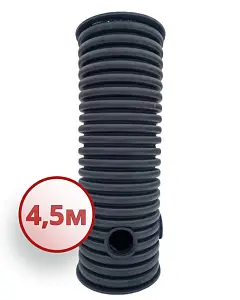 Дренажный колодец d400 h4500 с крышкой (отводы 200 мм) 0
